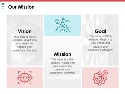 Our mission goal vision a90 ppt powerpoint presentation file layouts