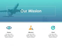 Our mission goal vision f143 ppt powerpoint presentation pictures images