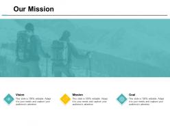 Our mission goal vision f177 ppt powerpoint presentation professional themes