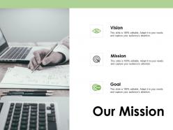 Our mission goal vision f376 ppt powerpoint presentation portfolio pictures