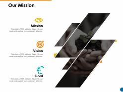 Our mission goal vision f737 ppt powerpoint presentation slides gridlines