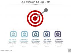 Our mission of big data powerpoint slides design