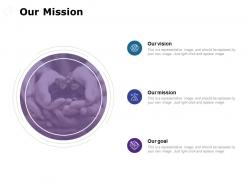 Our mission our goal c666 ppt powerpoint presentation file visuals