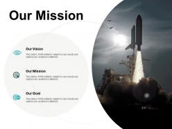 Our mission our goal ppt powerpoint presentation portfolio designs download