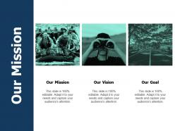 Our mission our vision a503 ppt powerpoint presentation show infographic template