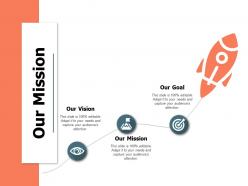 Our mission our vision a552 ppt powerpoint presentation professional format