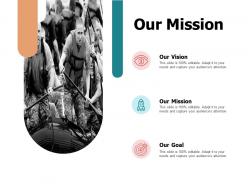 Our mission our vision a670 ppt powerpoint presentation summary design inspiration