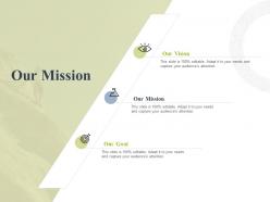 Our mission our vision a714 ppt powerpoint presentation infographics graphic tips