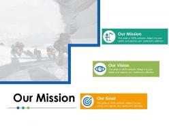 Our mission our vision ppt powerpoint presentation file slideshow