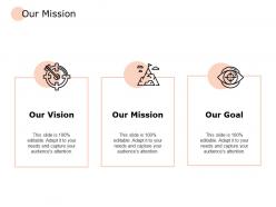 Our mission our vision ppt powerpoint presentation outline pictures