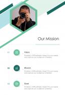 Our Mission Photography Project Proposal One Pager Sample Example Document