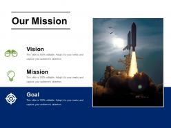 Our mission powerpoint slide presentation examples