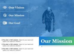 Our mission powerpoint slides templates