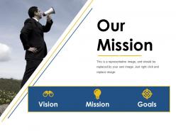 Our mission ppt diagrams