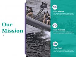Our mission ppt infographics guide