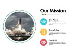 Our mission ppt infographics sample