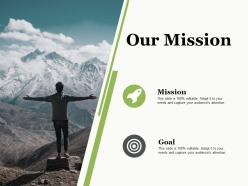 Our mission ppt layouts background images