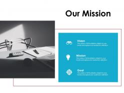 Our mission ppt model pictures