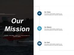 Our mission ppt portfolio background images