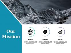 Our mission ppt portfolio graphics download