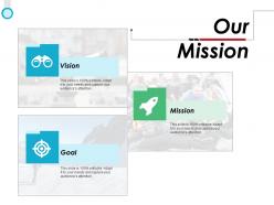 Our mission ppt powerpoint presentation file graphics design