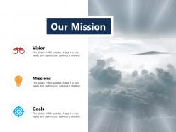 Our mission ppt powerpoint presentation inspiration file formats