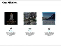 Our mission ppt professional design templates