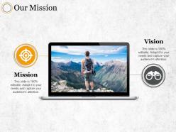 Our mission ppt show example introduction