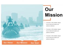 Our mission ppt slide design