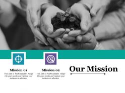 Our mission ppt slides graphics download