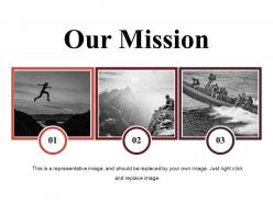Our mission ppt slides layout ideas