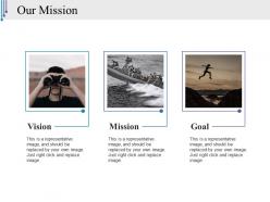 Our mission ppt styles graphics design