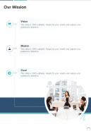 Our Mission Sales Consulting Proposal One Pager Sample Example Document