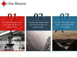 Our mission sample presentation ppt