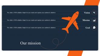 Our Mission Travel And Tourism Marketing Strategies MKT SS V
