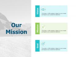 Our mission vision a545 ppt powerpoint presentation infographic template graphics design