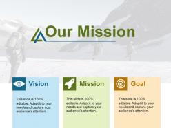 Our mission vision f467 ppt infographic template graphics design