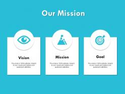 Our mission vision goal 258 ppt powerpoint presentation samples