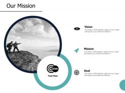 Our mission vision goal a24 ppt powerpoint presentation file gallery