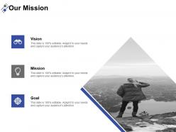 Our mission vision goal a394 ppt powerpoint presentation inspiration graphics