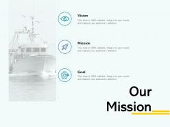 Our mission vision goal a43 ppt powerpoint presentation file topics