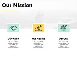 Our mission vision goal a445 ppt powerpoint presentation infographic template graphics