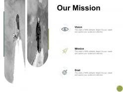 Our mission vision goal a707 ppt powerpoint presentation layouts diagrams