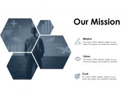 Our mission vision goal a75 ppt powerpoint presentation file slides