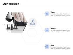 Our mission vision goal c102 ppt powerpoint presentation icon visual aids