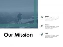 Our mission vision goal c225 ppt powerpoint presentation gallery skills