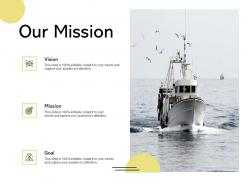 Our mission vision goal c266 ppt powerpoint presentation model styles