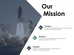 Our mission vision goal c330 ppt powerpoint presentation outline influencers
