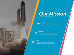 Our mission vision goal c384 ppt powerpoint presentation visuals