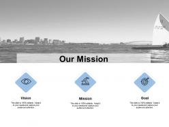 Our mission vision goal c520 ppt powerpoint presentation show example topics